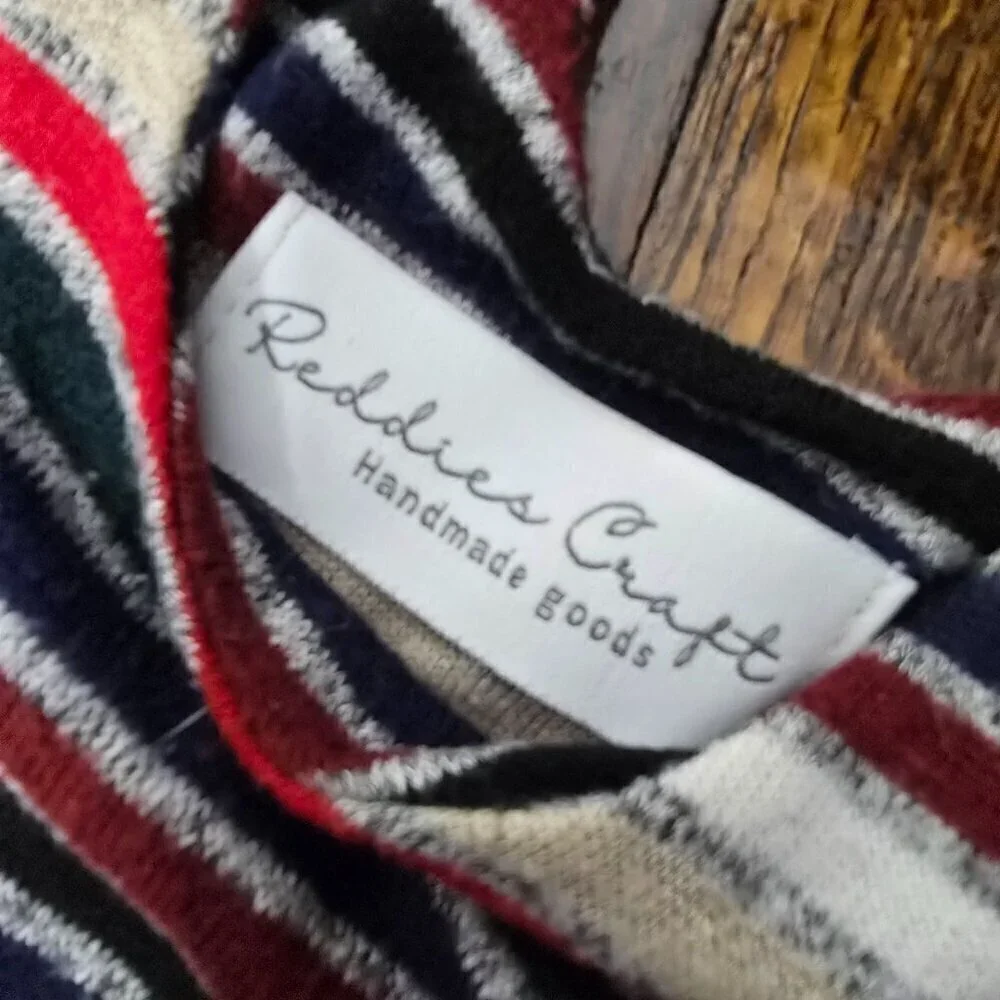 Handmade Reddie's Craft Boutique Striped Romper